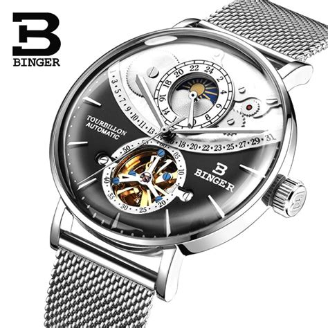 binger watch price philippines|B BINGER Men's Skeleton Watches Automatic Mechanical .